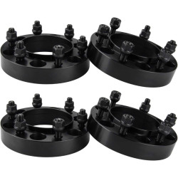 PHILTOP 6x5.5 Wheel Spacers, 2" 6x139.7mm Thread Pitch M12x1.5 Hub Bore 106mm Wheel Adapters for FJ Cruiser, Tundra, Tacoma, Seq