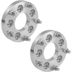 KAX® 1" 5x4.5" to 5x5.5" 73.1mm 1/2"x20 Wheel Adapters 4PCS