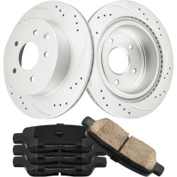 2013-2016 Hyundai Elantra(More Available) Rear Ceramic Brake Pad & Rotor Kit