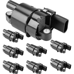KAX Ignition Coil Packs UF414,8 Packs Fit for Silverado 1500,Silverado 2500 HD,Tahoe,Sierra 1500,Silverado 1500,Suburban 1500,Si