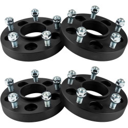 KAX® 1" 5x4.5" to 5x5" 71.5mm 1/2"x20 Wheel Adapters 4Pcs