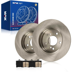 2004-2008 Chrysler Crossfire Rear Ceramic Brake Pad & Rotor Kit