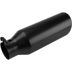 KAX® 2.5" Inlet 4" Outlet Universal Bolt-on Black Exhaust Tip