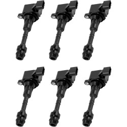 PHILTOP® UF401 Ignition Coil Pack, Set of 6 Compatible with G35 2003-2007, 350Z 2003-2006, FX35 2003-2008, M35 2006-2008, IGC153