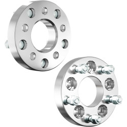 KAX® 1.25" 5x4.5" to 5x5" 71.5mm 1/2"x20 Wheel Spacers 2Pcs