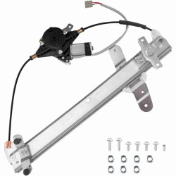 KAX® 741-664 Front Left Power Window Regulator with Motor
