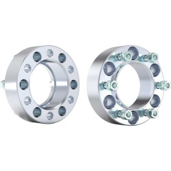PHILTOP 6x5.5" Hubcentric Wheel Spacers 2" 106mm M12x1.5 2pcs