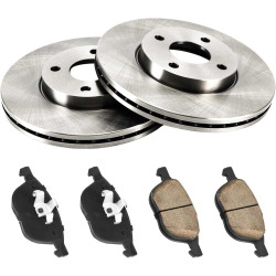 2005-2007 Ford Focus Front Ceramic Brake Pad & Rotor Kit
