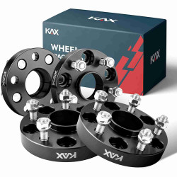 KAX® 5x4.5" Wheel Spacers Hub Centric 1" 60.1mm M12x1.5 4Pcs