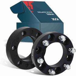 KAX® 6x5.5" Wheel Spacers Hub Centric 1.5" 106mm M12x1.5 2Pcs