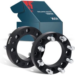 KAX® 8x6.5" Wheel Spacers 1.5" 126.15mm 9/16"x18 2Pcs