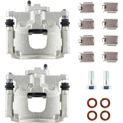 PHILTOP®️ 18B5046+18B5047 Rear Disc Brake Caliper Assembly for Liberty 2008-2012, Nitro 2007-2011, Wrangler 2007-2017