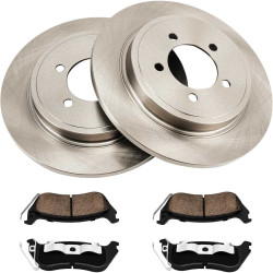 2006-2010 Ford Explorer Rear Ceramic Brake Pad & Rotor Kit