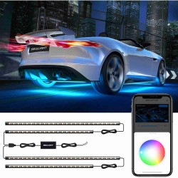 SEALIGHT® Smart App Control and Wireless Remote Underglow RGB LED Light