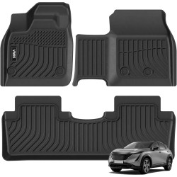 2023-2024 Nissan Ariya SUV All Weather Custom Truck Floor Mats Best TPE Vehicle Floor Liners Automotive Front & Rear Mats ViWiK®