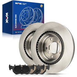 2007-2013 BMW 328i Rear Ceramic Brake Pad & Rotor Kit