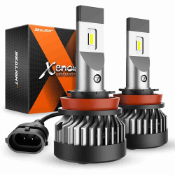 SEALIGHT® XF2 H11 6500K 9000LM White LED Fog Light Bulbs 2Pcs