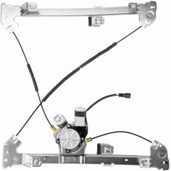 KAX® 2004-2008 Ford F-150 Super Crew Cab Front Right Passenger Side Power Window Regulator with Motor