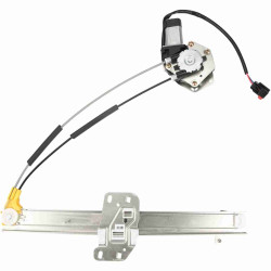 KAX® 1997-2001 Jeep Cherokee Front Right Passenger Side Power Window Regulator with Motor
