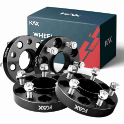 KAX® 5x4.5" Wheel Spacers Hub Centric 1" 66.1mm M12x1.25 4Pcs