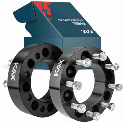 KAX® 8x6.5" Wheel Spacers 2" 126.15mm 9/16"x18 2Pcs