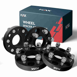KAX® 6x4.5" Wheel Spacers Hub Centric 1" 66.1mm M12x1.25 4Pcs