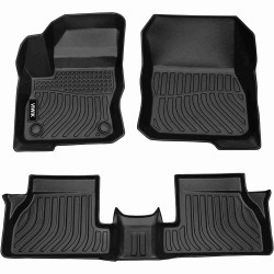 2012-2018 Ford Focus (not fit Hatchback/RS/Electric) All Weather Custom Car Floor Mats Best TPE Vehicle Floor Liners Automotive