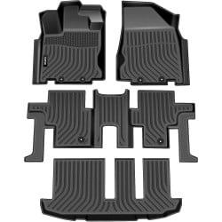 2013-2021 Nissan Pathfinder 7 seat SUV All Weather Custom Truck Floor Mats Best TPE Vehicle Floor Liners Auto 1st 2nd 3rd Row