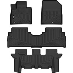 2016-2020 Kia Sorento 7 Seat SUV All Weather Custom Truck Floor Mats Best TPE Vehicle Floor Liners Automotive 1st 2nd 3rd Row