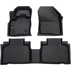 2015-2024 Ford Edge SUV All Weather Custom Truck Floor Mats Best TPE Vehicle Floor Liners Automotive Front & Rear Mats ViWiK®