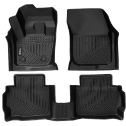 2013-2016 Ford Fusion All Weather Custom Car Floor Mats Best TPE Vehicle Floor Liners Automotive Front & Rear Mats ViWiK®