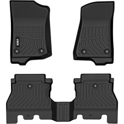 2018-2024 Jeep Wrangler JL Unlimited (not fit JK/Wrangler/4xe) SUV All Weather Custom Truck Floor Mat Best TPE Floor Liner