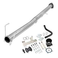 2013-2018 6.7L Cummins 4" DPF Delete Racepipe and Black EGR Delete Kit for Ram 2500/3500