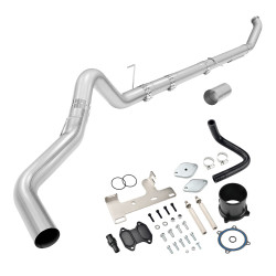 2013-2018 6.7L Cummins 5" Turbo-Back Exhaust System & EGR Delete Kit Black