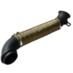 3.0" 6.6L Duramax 2004.5-2010 LLY LBZ LMM Diesel Downpipe Exhaust Black | Suncent®