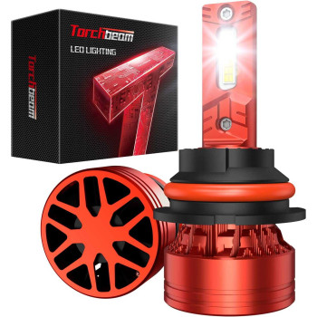 Torchbeam® T8 9007/HB5 130W 6500K White LED Headlight Bulbs 2Pcs