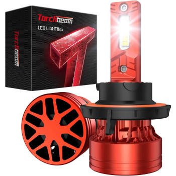 Torchbeam® T8 H13/9008 130W 6500K White LED Headlight Bulbs 2Pcs