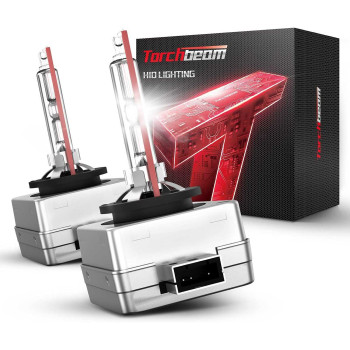 Torchbeam® D1S HID Xenon Headlight Bulbs 6000K Cool White 35W IP67 2Pcs