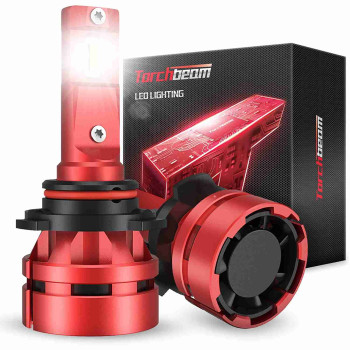 Torchbeam® T2 9005/HB3 60W 6500K White IP67 LED Headlight Bulbs 2Pcs