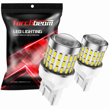 Torchbeam® T20 7440 White LED Brake Light Bulbs 2Pcs