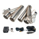 3 Inch Dual Electric Exhaust Cutout Kit with Remote Control | KAX® 2