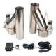 3 Inch Dual Electric Exhaust Cutout Kit with Remote Control | KAX® 1