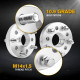 KYX® 25mm 5x100mm to 5x112mm Wheel Adapters Hub Centric 57.1mm M14x1.5 4PCS for 2020 Audi TT RS Quattro 7