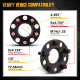 Suncent® 5x120mm Wheel Spacers Hub Centric 12mm 72.56mm M14x1.25 2Pcs 5