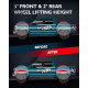 Suncent® 2007-2020 Toyota Tundra 2WD 4WD 3" Front and 2" Rear Leveling Lift Kit 3