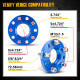 KAX® 15mm/20mm 5x120mm Hub Centric Wheel Spacers 72.56mm M12X1.5 4PCS for 2007 BMW 530xi 1