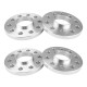 Suncent® 5x112mm Wheel Spacers Hub Centric 15mm 66.6mm M12x1.5 4Pcs 2