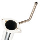 Suncent® Cat-Back Exhaust System for 1994-2001 Integra Sedan GS/RS/LS with Muffler & 4" Rolled Tip 8