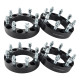 Suncent® 1.5" 8x170mm to 8x6.5" M14x1.5 130mm Wheel Adpaters 4pcs 0