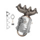 Suncent® 2006-2011 Hyundai Accent/Kia Rio 1.6L Front Catalytic Converter 1pc (EPA Compliant) 10